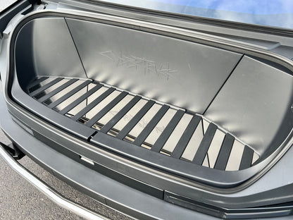 Stainless Steel Front Trunk (Frunk) Lower Trim (Polished Mirror)