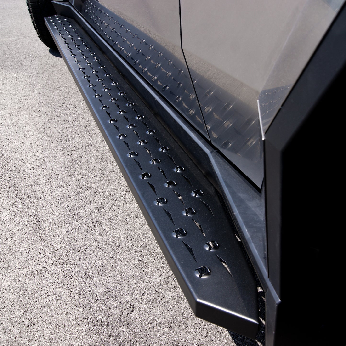 Stainless Steel Running Boards (Stealth Black)