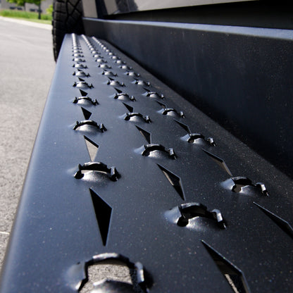 Stainless Steel Running Boards (Stealth Black)