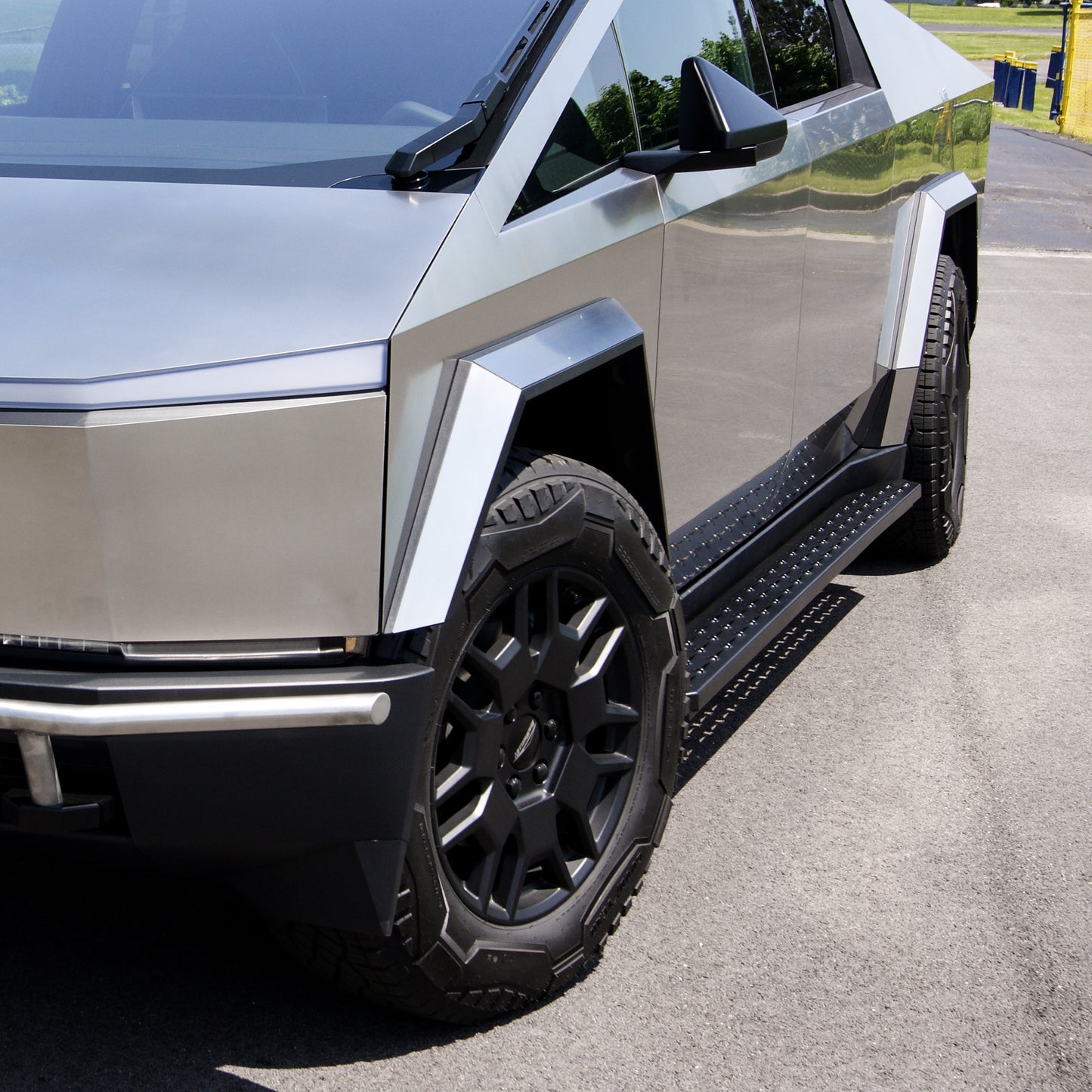 Stainless Steel Running Boards (Stealth Black)