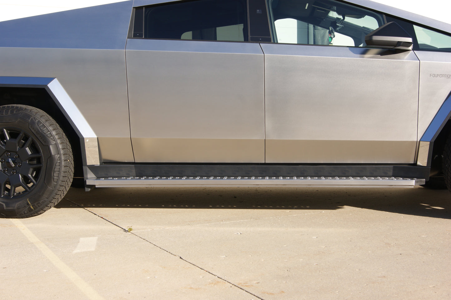 Stainless Steel Running Boards (Polished Mirror)