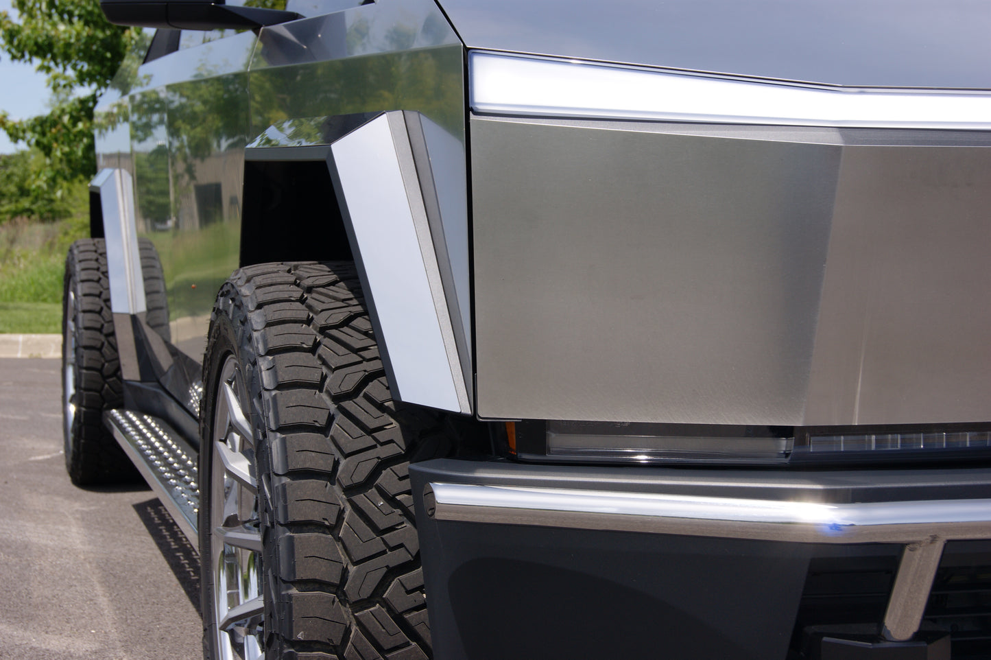 Stainless Steel Front Bumper Bar (Polished Mirror)