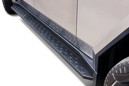 Pictured: Stainless Steel Running Boards (Stealth Black) [RW400-1BP-CT]